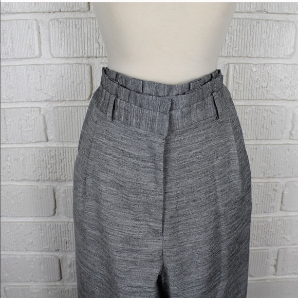 Top Shop High Waisted Ruffle Trousers - Picture 3 of 7